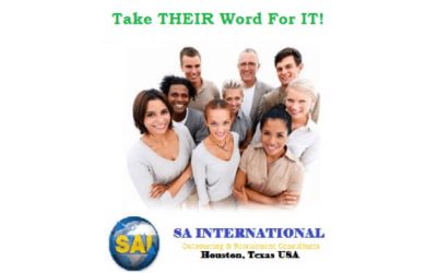 SA International Testimonials